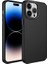 Apple iPhone 13 Pro Uyumlu Kılıf Metal Çerçeve ve Buton Tasarımlı Silikon Zore Luna Kapak, Siyah 1