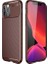 Apple iPhone 12 Pro Max Uyumlu Kılıf Zore Negro Silikon Kapak, Kahverengi 1