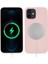 Apple iPhone 12 Mini Uyumlu Kılıf Zore Silksafe Wireless Kapak, Pembe Açık 1