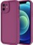 Apple iPhone 11 Uyumlu Kılıf Kamera Korumalı Zore Ananas Kapak, Mürdüm 1
