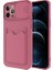 Apple iPhone 12 Pro Uyumlu Kılıf Zore Kartix Kapak, Koyu Mor 1