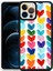 Apple iPhone 13 Pro Uyumlu Kılıf Zore M-Fit Desenli Kapak, Heart No6 1