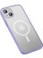 Apple iPhone 13 Uyumlu Kılıf Zore Mokka Wireless Kapak, Lila 1
