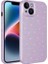 Apple iPhone 13 Uyumlu Kılıf Kamera Korumalı Simli Lüks Zore Koton Kapak, Lila 1