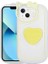 Apple iPhone 13 Uyumlu Kılıf Kedi Figürlü Transparan Pop Soketli Zore Ritmik Kapak, Sarı 1