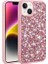 Apple iPhone 13 Uyumlu Kılıf Parlak Taşlı Tasarım Zore Linea Kapak, Pembe 1