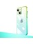 Apple iPhone 13 Uyumlu Kılıf Parlak Renk Geçişli Kamera Korumalı Zore Senkron Kapak, Yeşil-Mavi 1
