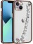 Apple iPhone 13 Uyumlu Kılıf Taş Süslemeli Kamera Korumalı El Tutamaçlı Zore Blazer Kapak, Siyah 1