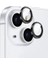 Apple iPhone 13 Uyumlu Zore Cl-12 Premium Safir Parmak Izi Bırakmayan Anti-Reflective Kamera Lens Koruyucu, Gümüş 1