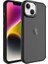 Apple iPhone 14 Plus Uyumlu Kılıf Buzlu Sert Pc Zore May Kapak, Siyah 1