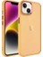 Apple iPhone 14 Plus Uyumlu Kılıf Buzlu Sert Pc Zore May Kapak, Turuncu 1