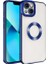Apple iPhone 14 Plus Uyumlu Kılıf Kamera Korumalı Logo Gösteren Zore Omega Kapak, Mavi 1