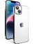 Apple iPhone 14 Plus Uyumlu Kılıf Kamera Korumalı Renkli Çerçeveli Zore Garaj Kapak, Siyah 1