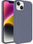 Apple iPhone 14 Plus Uyumlu Kılıf Magsafe Wireless Şarj Özellikli Pastel Renk Silikon Zore Plas Kapak, Lavendery Gray 1