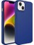 Apple iPhone 14 Plus Uyumlu Kılıf Metal Çerçeve ve Buton Tasarımlı Silikon Zore Luna Kapak, Lacivert 1
