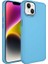 Apple iPhone 14 Plus Uyumlu Kılıf Metal Çerçeve ve Buton Tasarımlı Silikon Zore Luna Kapak, Sierra Mavi 1