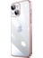 Apple iPhone 14 Plus Uyumlu Kılıf Sert Pc Renkli Çerçeveli Zore Riksos Kapak, Rose Gold 1
