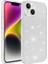 Apple iPhone 14 Plus Uyumlu Kılıf Shining Silikon, Gümüş 1