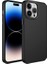 Apple iPhone 14 Pro Max Uyumlu Kılıf Metal Çerçeve ve Buton Tasarımlı Silikon Zore Luna Kapak, Siyah 1