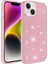 Apple iPhone 14 Plus Uyumlu Kılıf Zore Shining Silikon, Pembe 1