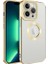 Apple iPhone 14 Pro Max Uyumlu Kılıf Kamera Korumalı Logo Gösteren Zore Omega Kapak, Gold 1