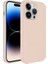 Apple iPhone 14 Pro Max Uyumlu Kılıf Magsafe Wireless Şarj Özellikli Pastel Renk Silikon Zore Plas Kapak, Pembe Açık 1