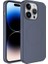 Apple iPhone 14 Pro Max Uyumlu Kılıf Magsafe Wireless Şarj Özellikli Pastel Renk Silikon Zore Plas Kapak, Lavendery Gray 1