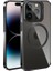 Apple iPhone 14 Pro Max Uyumlu Kılıf Magsafe Şarj Özellikli Standlı Zore Klon Kapak, Siyah 1