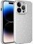Apple iPhone 14 Pro Max Uyumlu Kılıf Kamera Korumalı Simli Lüks Zore Koton Kapak, Beyaz 1
