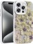 Apple iPhone 14 Pro Max Uyumlu Kılıf Çiçek Desenli Parlak Taşlı Sert Silikon Zore Garden Kapak, Mavi 1