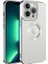 Apple iPhone 14 Pro Uyumlu Kılıf Kamera Korumalı Logo Gösteren Zore Omega Kapak, Gümüş 1