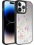 Apple iPhone 14 Pro Uyumlu Kılıf Aynalı Desenli Kamera Korumalı Parlak Zore Mirror Kapak, Dallar 1