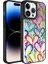 Apple iPhone 14 Pro Uyumlu Kılıf Aynalı Desenli Kamera Korumalı Parlak Zore Mirror Kapak, Kalp 1
