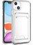 Apple iPhone 14 Uyumlu Kılıf Kartlıklı Şeffaf Zore Setra Clear Silikon Kapak 2