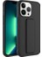 Apple iPhone 14 Pro Uyumlu Kılıf Zore Qstand Kapak, Siyah 1