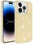Apple iPhone 14 Pro Uyumlu Kılıf Zore Shining Silikon, Gold 1