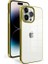 Apple iPhone 14 Pro Uyumlu Kılıf Zore Sun Kapak, Gold 1