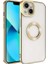 Apple iPhone 14 Uyumlu Kılıf Kamera Korumalı Logo Gösteren Zore Omega Kapak, Gold 1