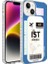 Apple iPhone 14 Uyumlu Kılıf Airbag Kenarlı Renkli Desenli Silikon Zore Elegans Kapak, No4 1