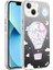Apple iPhone 14 Uyumlu Kılıf Desenli Zore Silver Sert Kapak, Balon 1