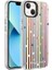 Apple iPhone 14 Uyumlu Kılıf Desenli Zore Silver Sert Kapak, Noktalar 1