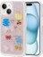 Apple iPhone 15 Plus Uyumlu Kılıf Kabartma Figürlü Parlak Zore Minimini Silikon Kapak, Pembe 1