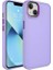Apple iPhone 14 Uyumlu Kılıf Metal Çerçeve ve Buton Tasarımlı Sert Zore Botox Kapak, Lila 1