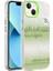Apple iPhone 14 Uyumlu Kılıf Mermer Desenli Zore Marbello Kapak, Yeşil 1