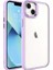 Apple iPhone 14 Uyumlu Kılıf Zore Krom Kapak, Lila 1