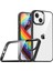 Apple iPhone 14 Uyumlu Kılıf Zore Flora Kapak, Siyah 1