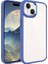 Apple iPhone 15 Plus Uyumlu Kılıf Zore Krom Kapak, Lavendery Gray 1