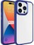 Apple iPhone 15 Pro Max Uyumlu Kılıf Zore Krom Kapak, Lacivert 1