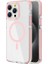 Apple iPhone 15 Pro Uyumlu Kılıf Magsafe Şarj Özellikli Airbagli Takılabilir Askı Aparatlı Zore Nana Kapak, Pembe 1