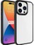 Apple iPhone 15 Pro Uyumlu Kılıf Zore Krom Kapak, Siyah 1